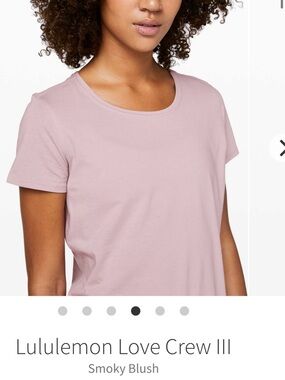 lululemon athletica Smoky Blush Short Sleeve Love Tee